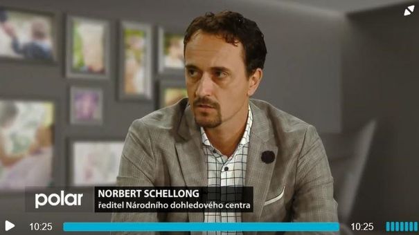 Ředitel Národního dohledového centra hostem v televizi Polar